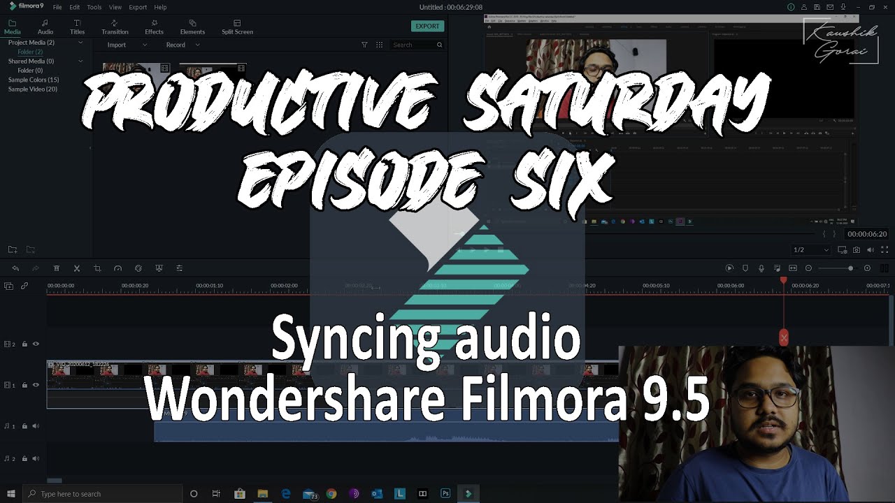 How to Sync Audio with Video in Filmora 9 Productive Saturday