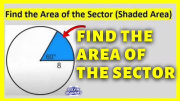 ANGLE in DEGREES. FIND THE SECTOR AREA (BASIC GEOMETRY)