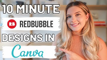 How to Make Quick and Easy Designs For Redbubble in Canva Part 2 | Print on Demand Canva Tutorial