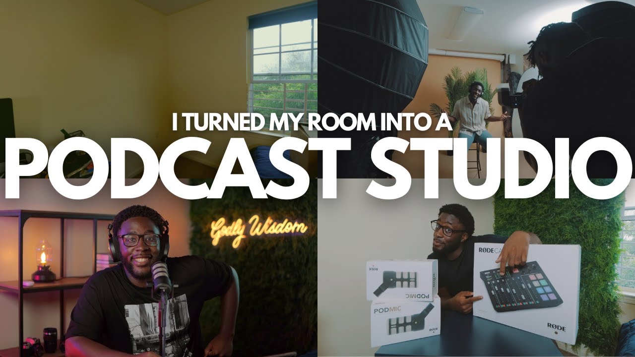 How I Turned My Room Into A Podcast Studio + Rodecaster Pro Unboxing