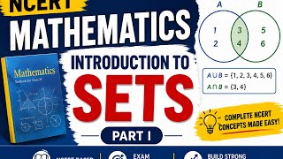 NCERT Mathematics : Chapter 1 : SETs : Class 11 :EdJEE : Exam Prep Solns : Sanjay Sir