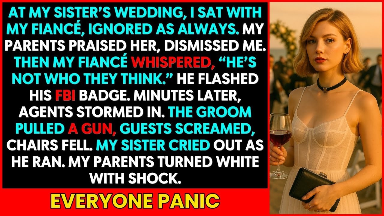 My Fiancé and I Exposed a Shocking Secret at My Sister’s Wedding. The FBI Arrived, Chaos Erupted