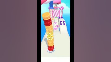PANCAKE RUN - All Levels Gameplay - Level 122 #short #shorts