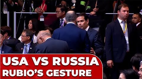🔴 RUBIO’S FRIENDLY GESTURE toward RUSSIA´S LAVROV RAISES EYEBROWS at EAST ASIA SUMMIT