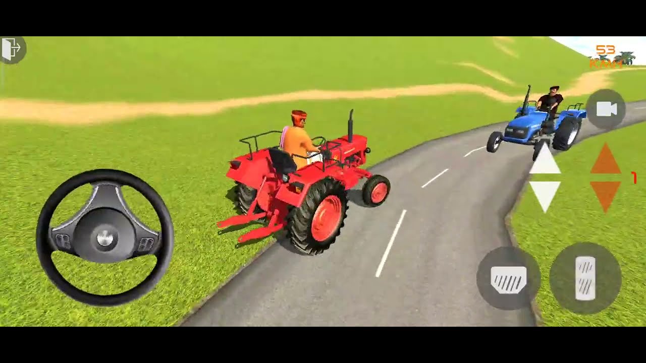 Indian tractor game mahindra 275DI driving game game gameplay 