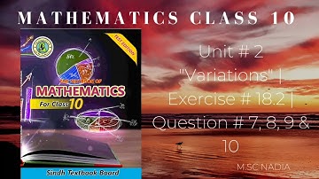 class 10 math ex 18.2 | class 10 maths chapter 18.2 | maths chapter 18.2 q 7, 8, 9 & 10