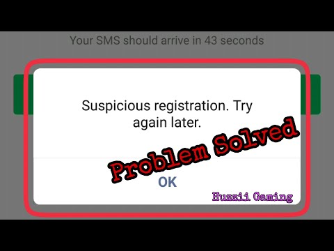 WeChat Suspicious registration Solved | Huzzii Gaming