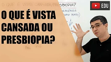Como ocorre a deficiência presbiopia e como ela se manifesta na visão?