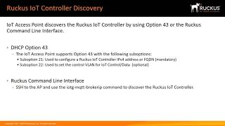 RUCKUS IOT CONTROLLER – ADDING AP TO VRIOT SERVER