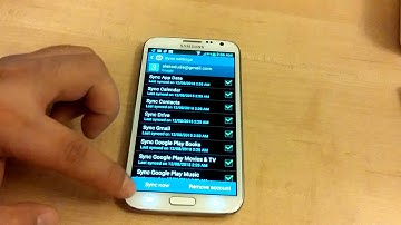 Disable Auto-Sync in E-mail/Gmail to save battery life on Galaxy Note 2 with Android 4.3