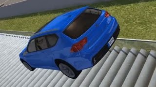 Car Jump Arena - Part 4 (Staircase Crashes) | BeamNG.drive