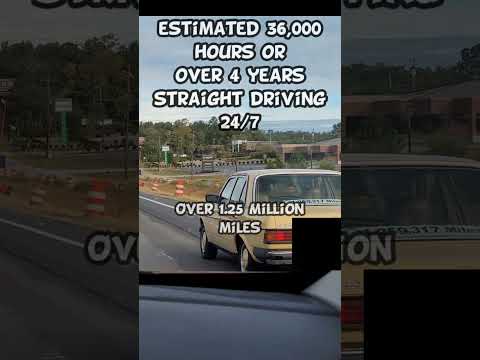 مرسيدس 1979 1981 قطعت أكثر من مليون ميل