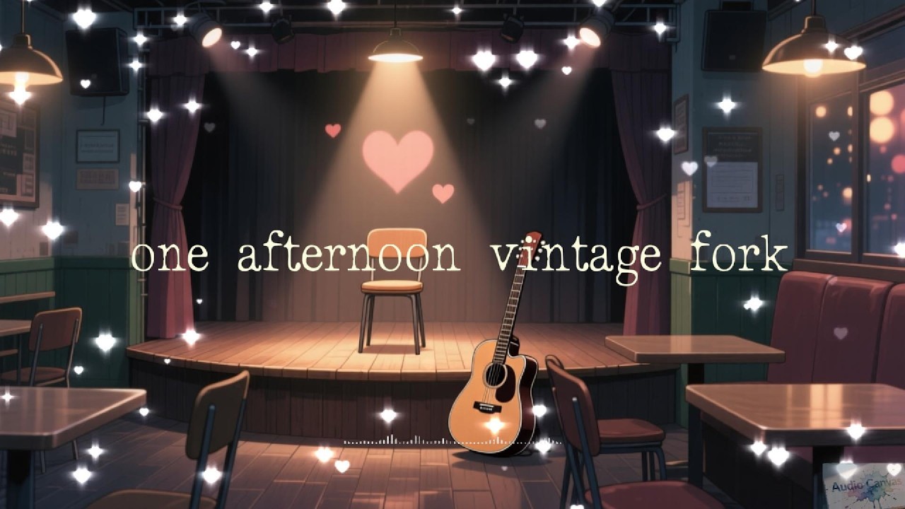 one afternoon vintage fork  빛바랜 편지 같은 선율🌿 60년대의 아날로그 질감과 따뜻한 통기타 소리.