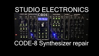 Studio Electronics CODE 8 synthesizer a simple repair