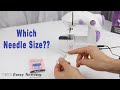 How to Change the Needle on Mini Sewing Machine and Needle Size Recommendation