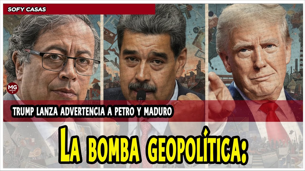 LA BOMBA GEOPOLÍTICA 🌐 Trump lanza advertencia a Petro y Maduro ¿Se ...