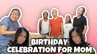 Quarantine Birthday Celebration For Mom Khate Maekawa