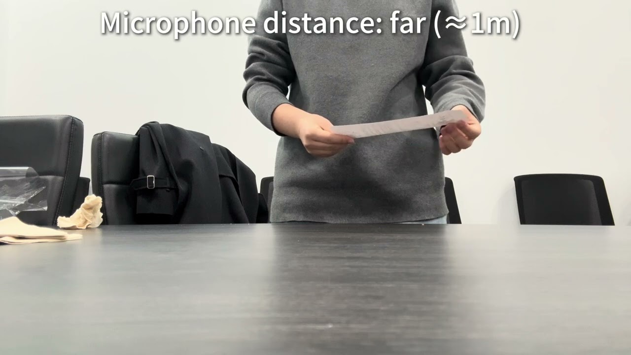 ASMR videos: microphone distance