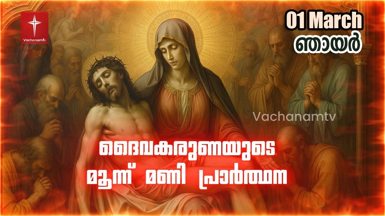 28th February 2026 | ദൈവകരുണയുടെ പ്രാർത്ഥന | 3 മണി Vachanamtv | ROSARY OF DIVINE MERCY #karunakontha