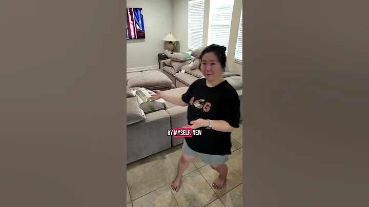 Perfect neutral cloud couch ☁️ #cloudcouch #sectional #costco #costcofinds