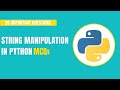 String Manipulation in Python MCQs l Top 20 Python String Manipulation Questions and Answers