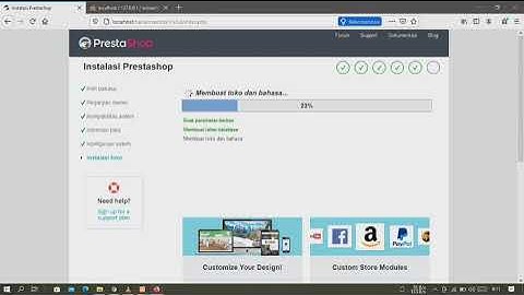 Penginstalan CMS Prestashop Melalui Lokalhost dan XAMPP