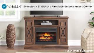 48in Evanston Antoinette Cherry Fireplace