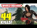 NEW WORLD RECORD! 44 KILLS SOLO VS SQUAD IN CALL OF DUTY MOBILE BATTLE ROYALE!