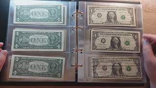 Обзор - коллекция банкнот США - USA banknotes collection