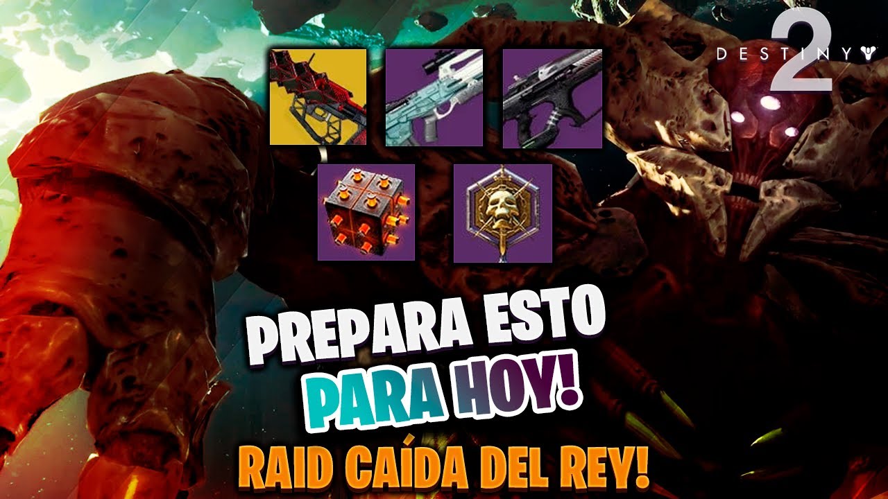 PREPARA ESTO PARA HOY! RAID "CAÍDA DEL REY"! GUÍA RÁPIDA! - YouTube