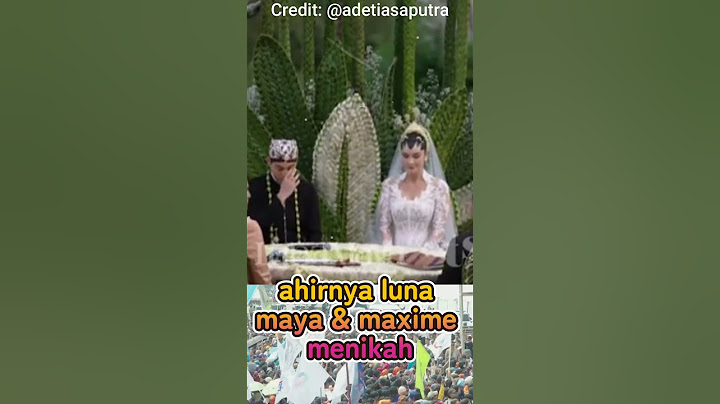 LUNA MAYA & MAXIME // DETIK DETIK AKAD NIKAH #videoviral #videotrending