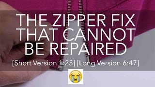 how to replace a zipper pin on a jacket
