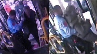 Viral video: Bus driver helping a 60-year-old disabled man get on and off bus