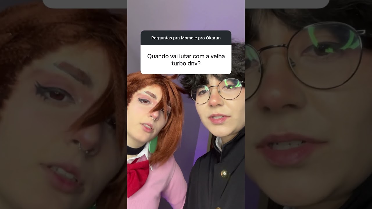 OKARUN E MOMO RESPONDEM!! #dandadan #okarun #cosplay @Nandalorenzine