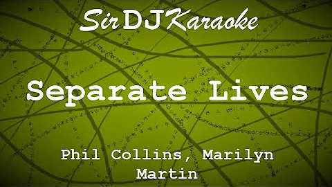 [459] Separate Lives - Phil Collins, Marilyn Martin [Key of E]