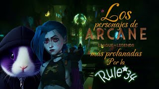 Los 7 Personajes De Arcane Lol Mas Profanadas Por la Rule34 Bonnie20