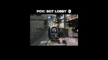 Bot lobby be like🫡🫡 #codm #codmobile #codmfunnyvideos #callofdutymobile #shorts