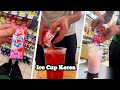 ice Cup Korea Drink🥤🧊Satisfying ramen#ice#cup#korea#drink#asmr#7eleven#store#ramen#conveniencestore