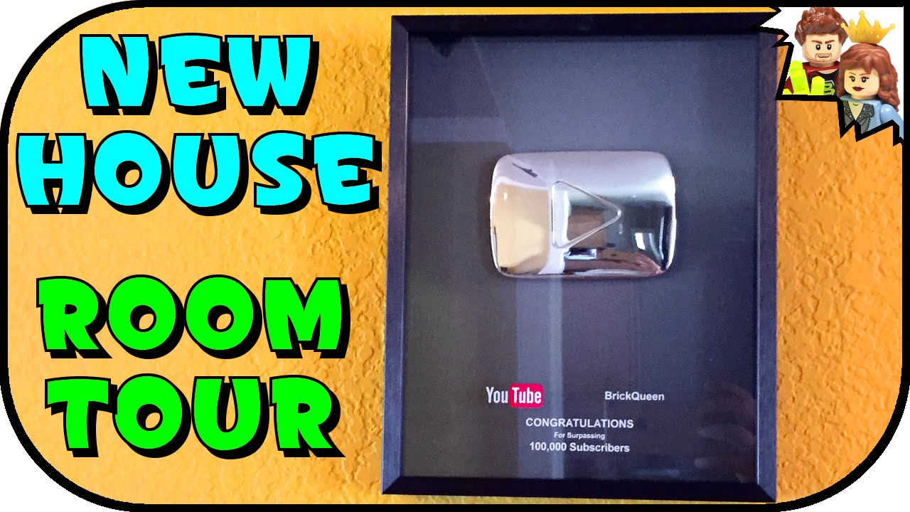 Silver Play Button + NEW HOUSE Room Tour May 2016