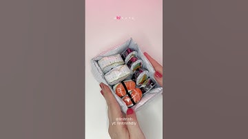 Tutorial for squishy sushi bento box