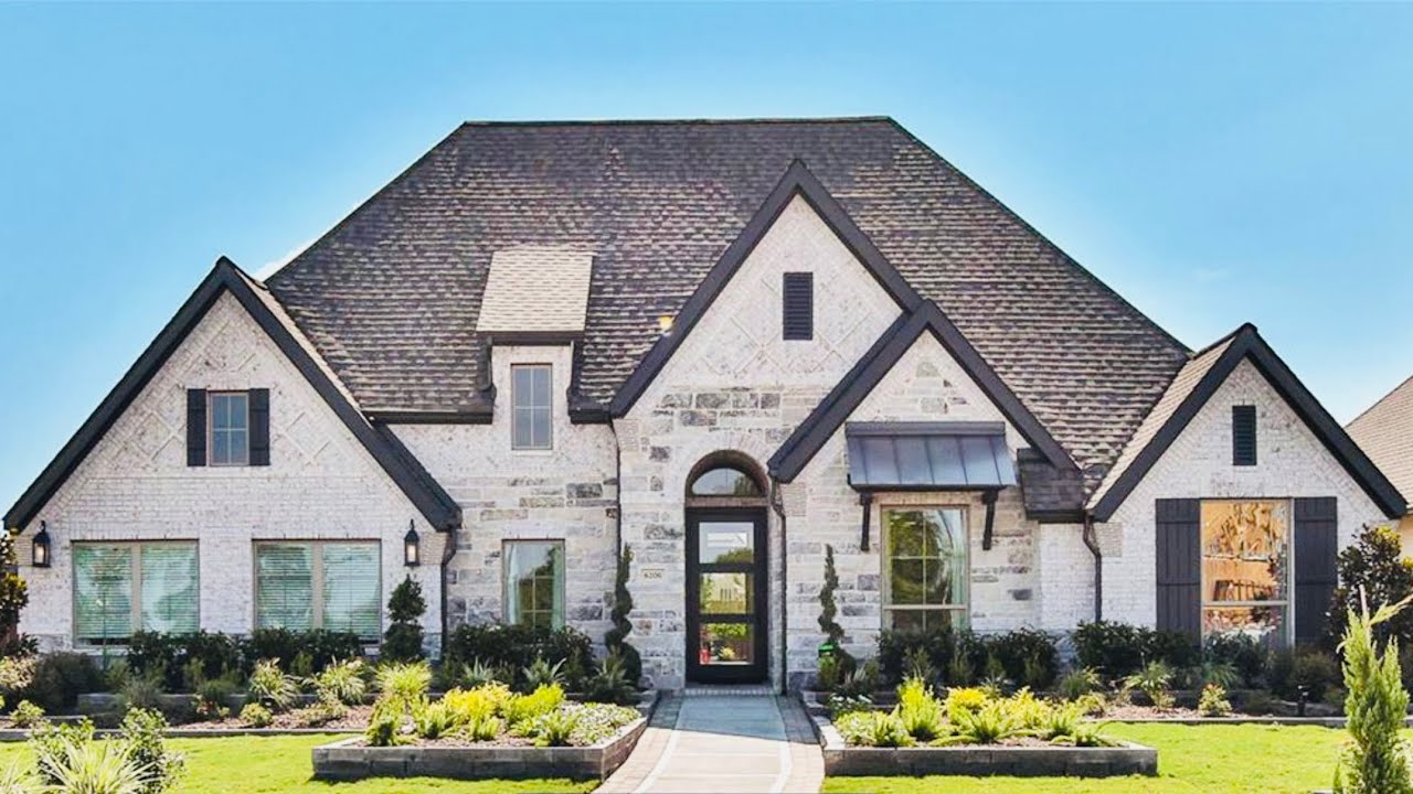 Perry Homes 3410W Floor Plan Single Story 3410 SF Del Bello Lakes Manvel, TX From