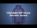 メンズ ウルトラライト 850 ダウン・セーター、フード付き