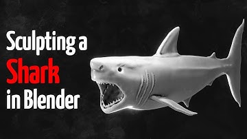 Blender Sculpting Timelapse - Shark
