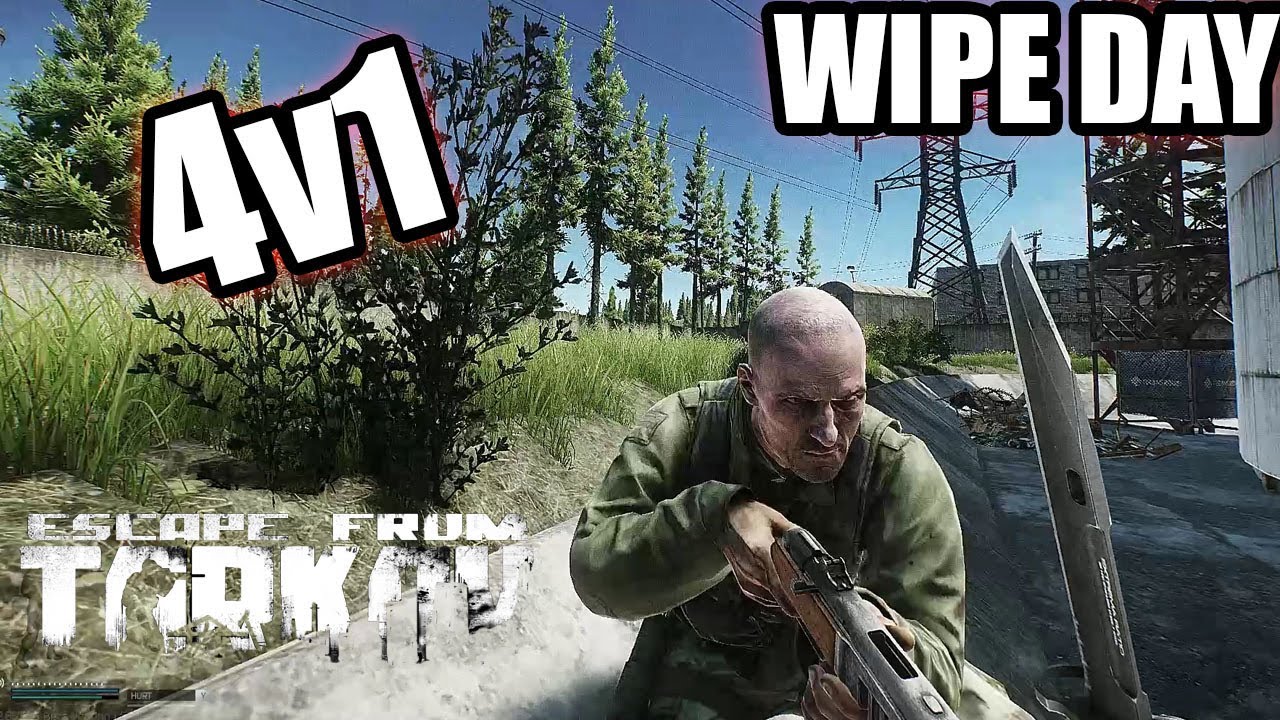 INSANE 1V4 WIPE DAY - ESCAPE FROM TARKOV - YouTube
