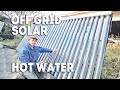 Superefficient OFF GRID Water Heating with EVACUATED TUBES