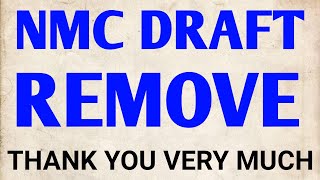 Nmc Draft Removefmge Student Good Newsnmc Draft Two Attempts News Today Fmge Studentmcinext