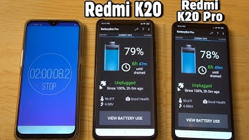 Redmi k20 Pro Vs Redmi k20 : Battery Drain Test