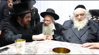 Sadigura Rebbe Visits R' Moshe Shternbuch Ravad Eida Hachareidis - Iyar 5783