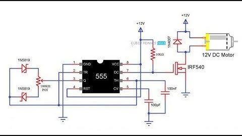 SIMULATION OF SPEED CONTROL OF DC MOTOR USING 555 IC TIMER IN PROTEUS 8 SIMULATION SOFTWARE