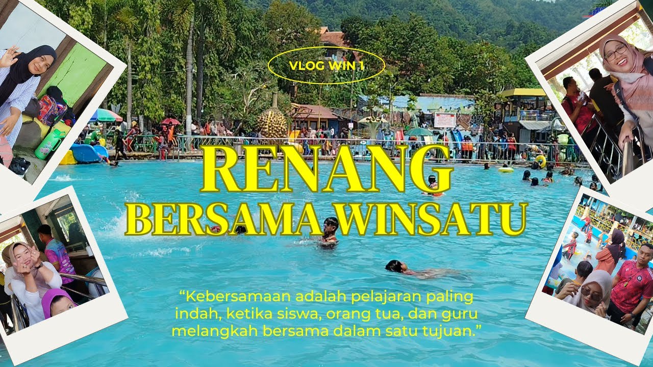 Serunya Renang Bersama Siswa Winsatu & Wali Murid | Tirta Indah Majalengka